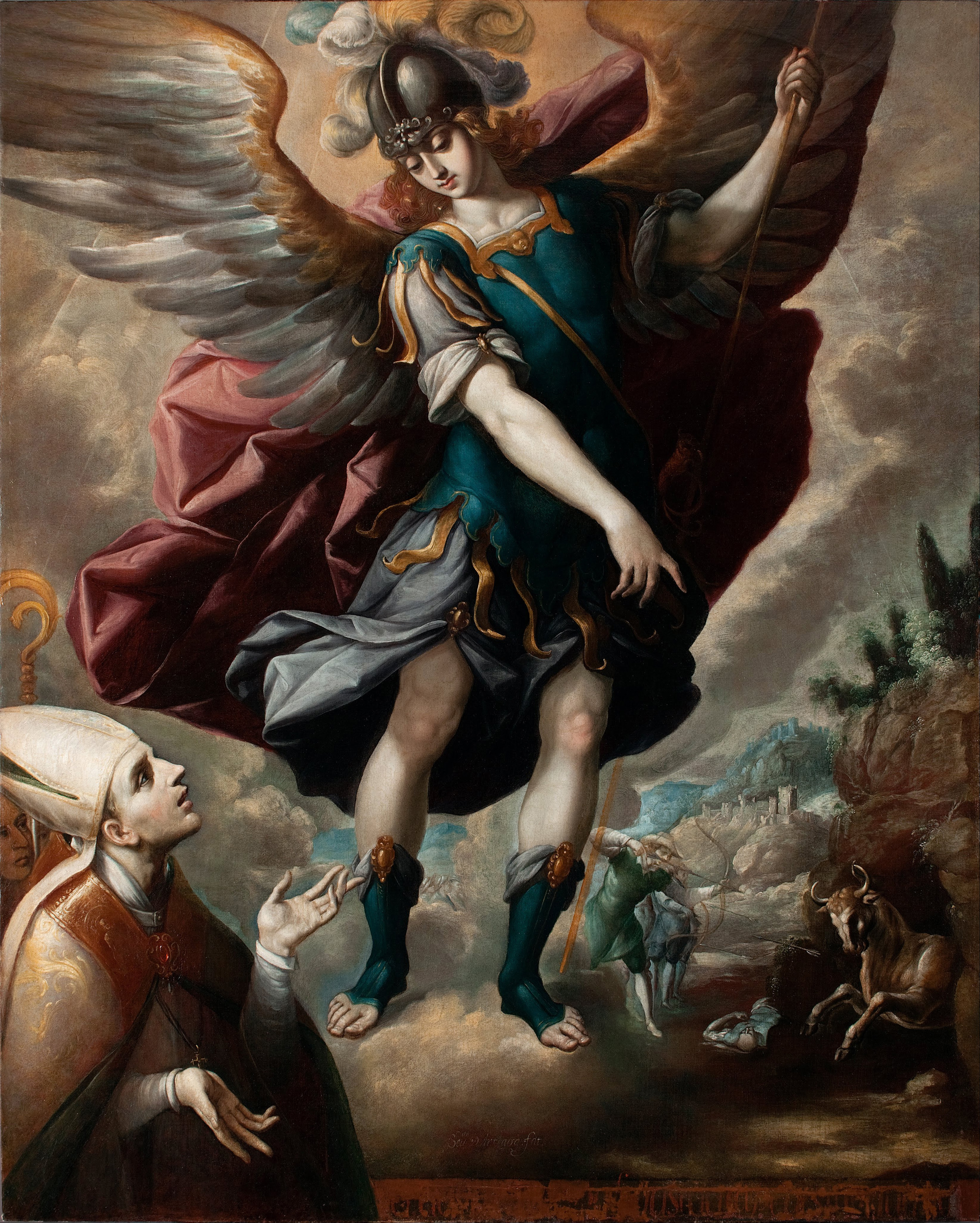 saint michael and the bull